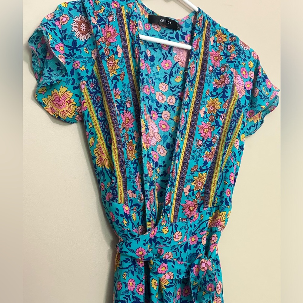 Zesica Bohemian Floral Dress